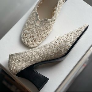 THE ROW
Raffaella Crocheted pumps